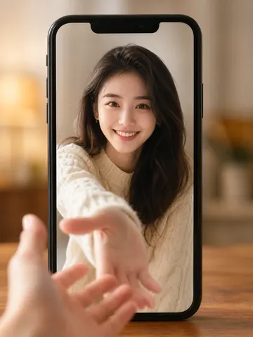 屏幕伸手互动视频