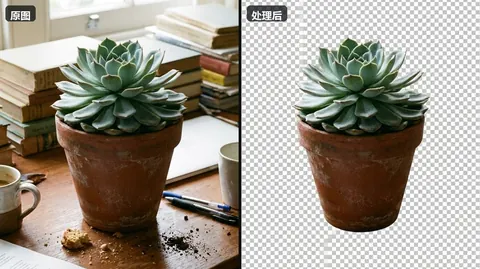 智能多层图像分层拆解